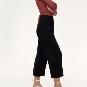 Aritzia Wilfred High-Waist Talin Pants Black - 10